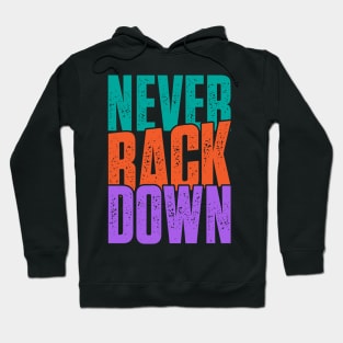 Never back down Hoodie